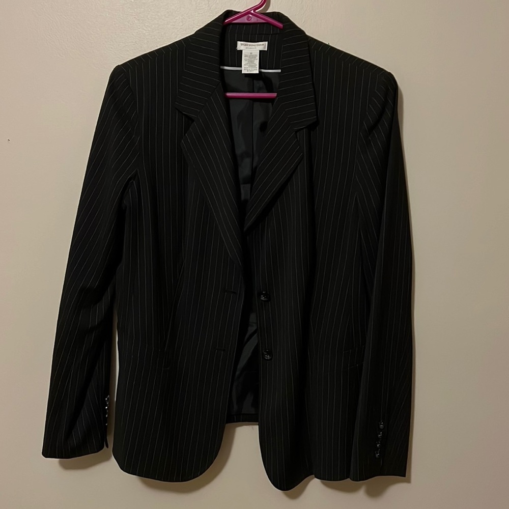 Worthington striped blue blazer, size 12